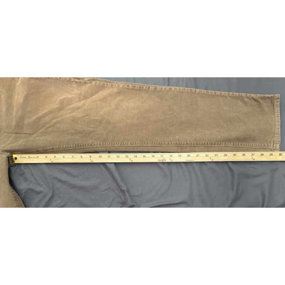 J.Crew Corduroy Pants Men’s 34x30 Brown 5 Pocket Straight Casual - Picture 4 of 13